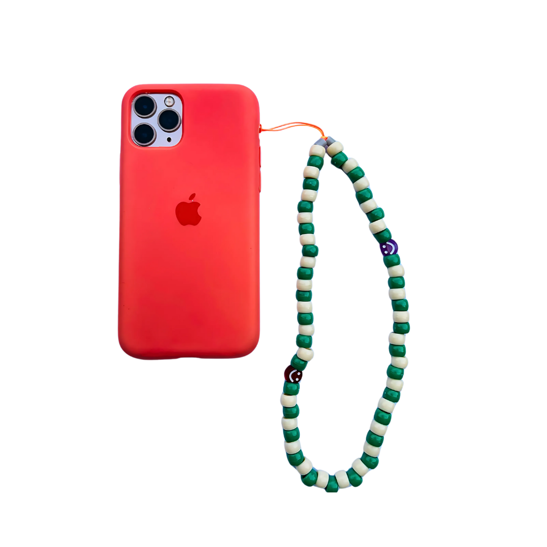 Colorful beaded phone charm, boho tassel, handmade accessory. Arcobaleno Beads phone strap, stylish phone accessory, unique design. Buy now, phone charm, add personality