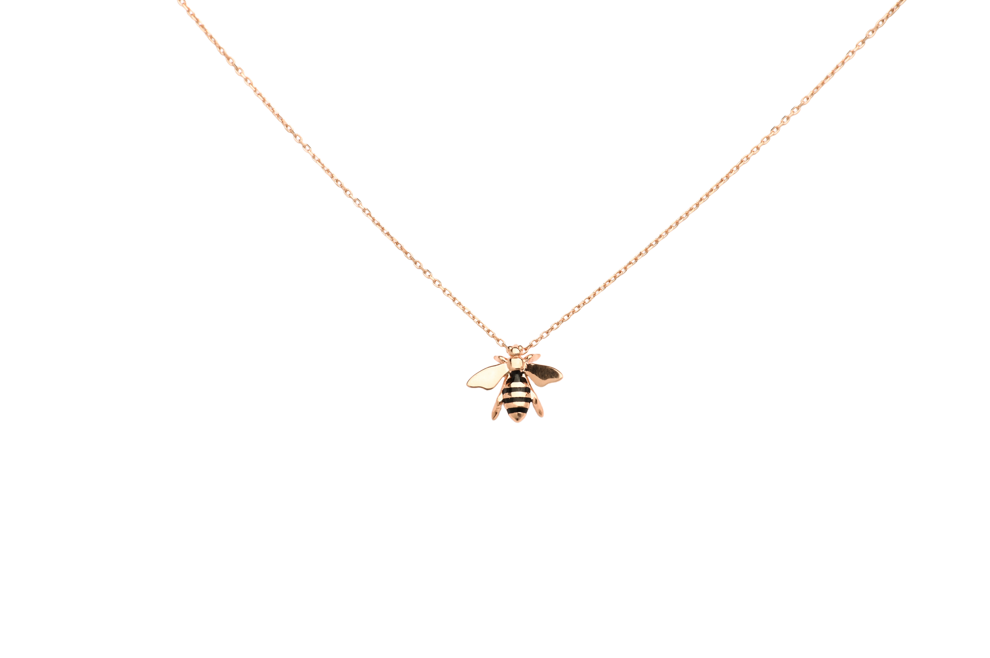 Gold bee necklace, bee necklace, honey bee necklace