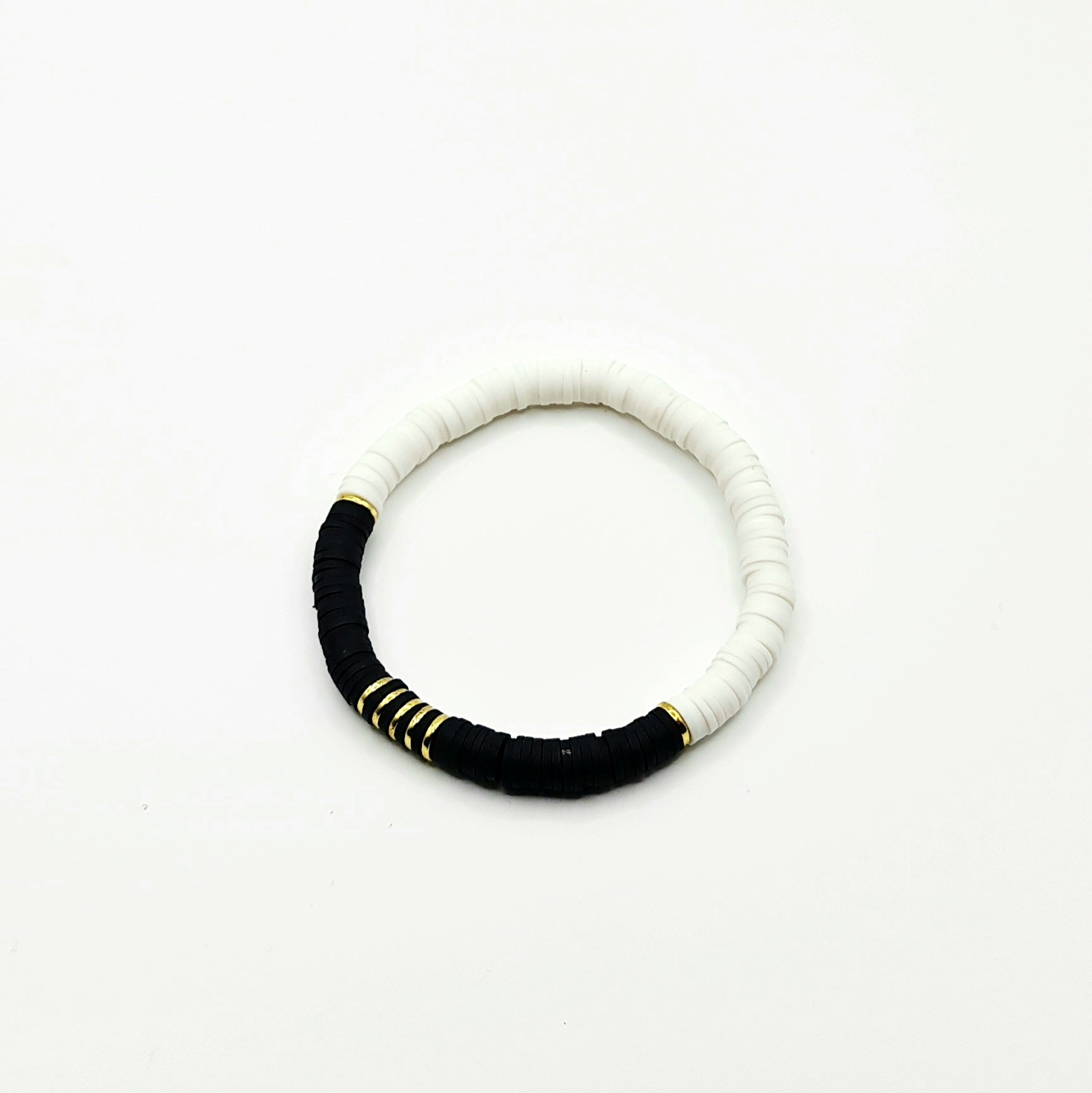 black white and gold beaded bracelet, black and white bracelet, black and white beaded bracelet, black and gold beaded jewellery