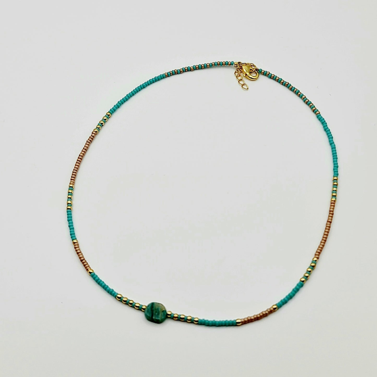 precious stone beaded necklaces, turquoise and gold beaded necklaces, stone bead necklaces, amazonite necklace, natural stone necklace