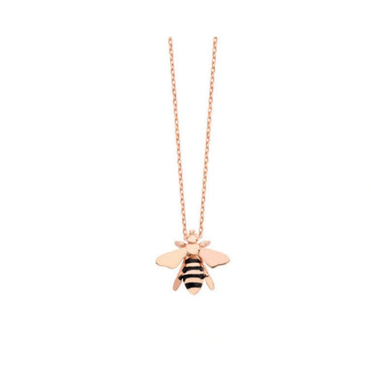 Gold bee necklace, bee necklace, honey bee necklace